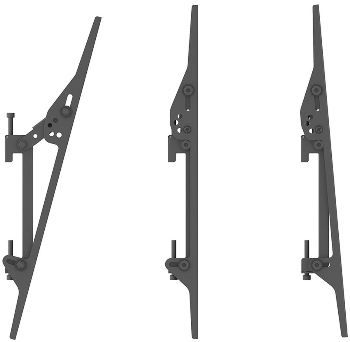 Neomounts NMPRO-CMB3 Triple Ceiling Menu Board Mount 32″–65″, 114 cm Pole Ceiling Mount Bracket NeoMounts
