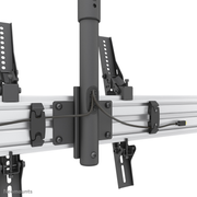 Neomounts NMPRO-CMB3 Triple Ceiling Menu Board Mount 32″–65″, 114 cm Pole Ceiling Mount Bracket NeoMounts