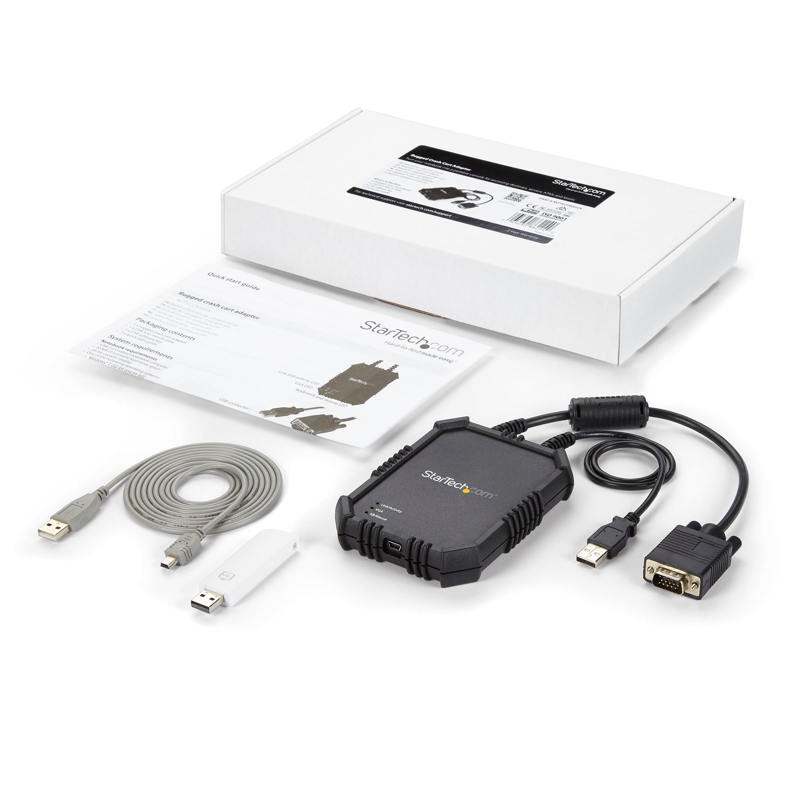 StarTech NOTECONS02X KVM Switch Black Switches Startech