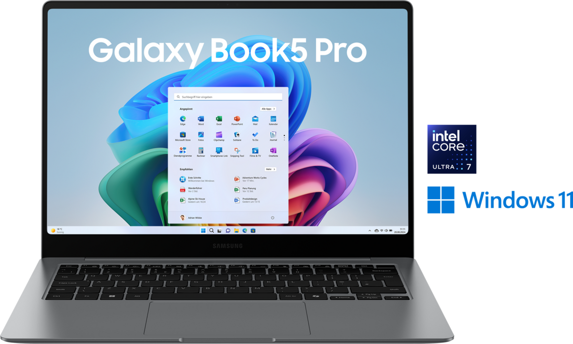 Samsung Galaxy Book5 Pro 14" Core Ultra 7 32GB Ram 512GB SSD Laptop Samsung Laptop Samsung