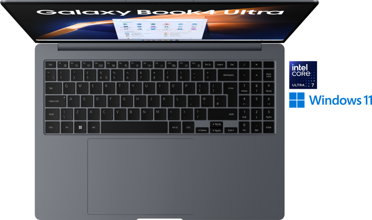 Samsung Galaxy Book4 Ultra 16" Core Ultra 7 155H Touchscreen WQXGA+ 32GB RAM 1TB SSD RTX4050 Laptop Samsung Laptop Samsung