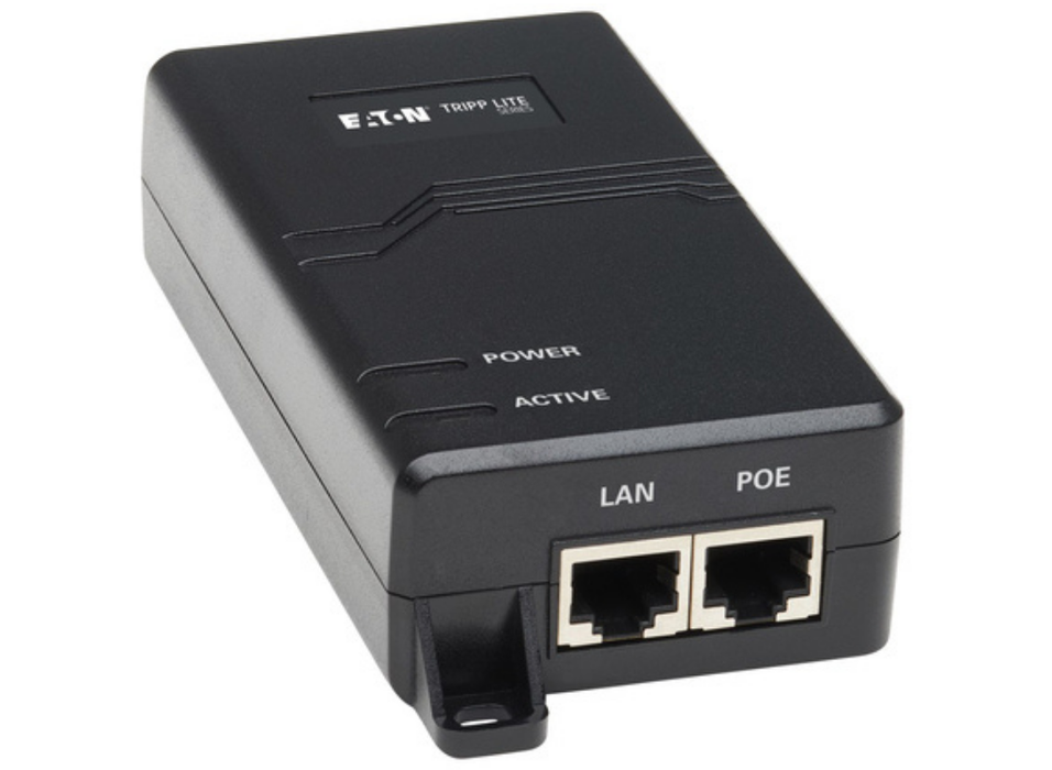 Tripp Lite Gigabit PoE+ Midspan Active Injector | NPOE-30W-1G-INT Tripp Lite Network PoE Adapters Tripp Lite