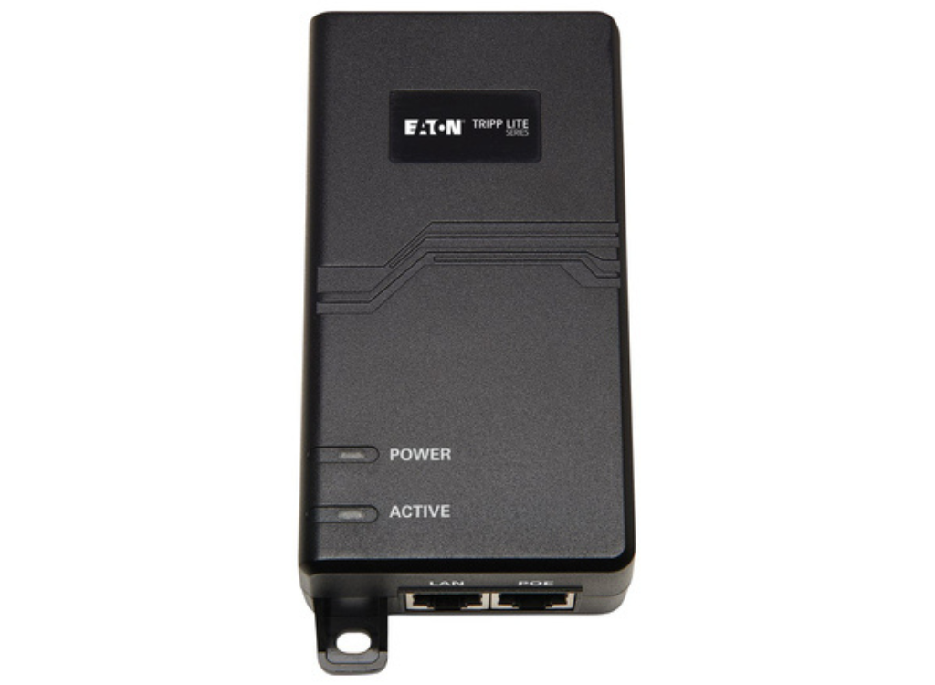 Tripp Lite Gigabit PoE+ Midspan Active Injector | NPOE-30W-1G-INT Adapter / Converter Tripp Lite