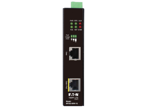 Tripp Lite Industrial Gigabit Ethernet PoE injector, 60W PoE++ | NPOEI-60W-1G Tripp Lite Network PoE Adapters Tripp Lite