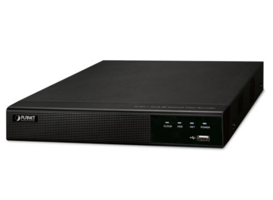 Planet H.265+ 16-ch 4K Network Video Recorder | NVR-1600 Planet Network Video Recorders Planet
