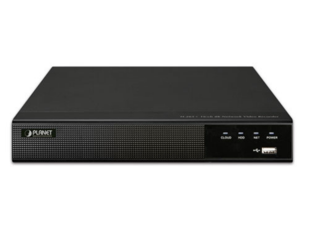 Planet H.265+ 16-ch 4K Network Video Recorder | NVR-1600 Network Video Recorder Planet