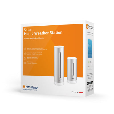 Netatmo Silver Battery Wi-Fi Digital Weather Station - NWS01-EU Smart Home Device Netatmo