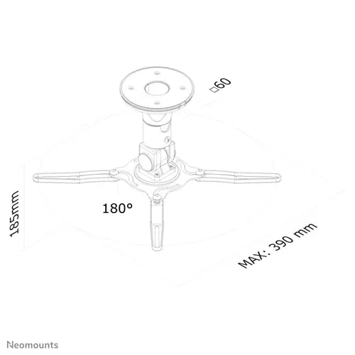NeoMounts BEAMER-C50 Projector Ceiling Mount Projector Mount NeoMounts
