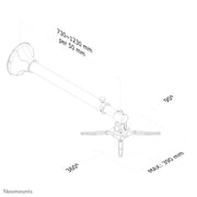 NeoMounts BEAMER-W100SILVER Projector Wall Mounts Projector Mount NeoMounts
