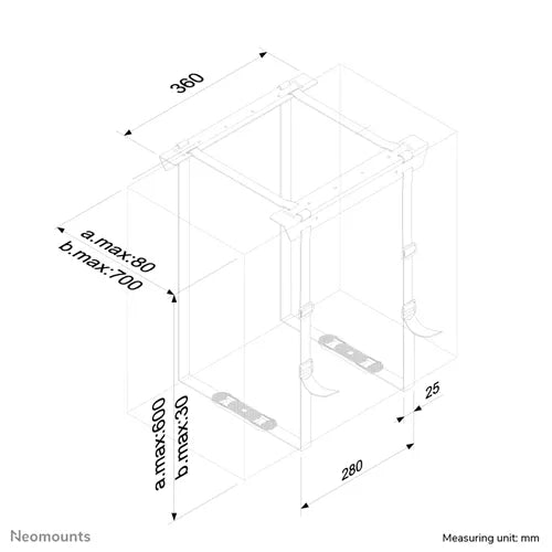 Neomounts CPU-D025BLACK Cpu Holder Mounting Accessory NeoMounts