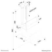 NeoMounts CPU-D200BLACK Cpu Holder Mounting Accessory NeoMounts