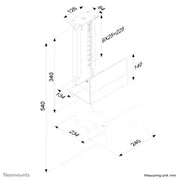 NeoMounts CPU-D200SILVER Cpu Holder Mounting Accessory NeoMounts