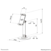 NeoMounts DS15-540WH1 Tablet Stand Tablet Mount NeoMounts