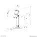 NeoMounts DS15-540WH1 Tablet Stand