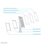 NeoMounts DS15-640WH1 Countertop Tablet Holder Tablet Mount NeoMounts