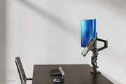 NeoMounts 17" - 27" Monitor/Laptop Desk Mount | DS20-425BL2 Table Stand NeoMounts