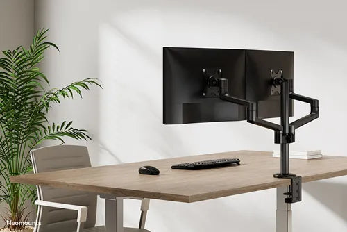 NeoMounts 17" - 27" Dual Monitor Arm Desk Mount | DS60-425BL2 Monitor Arm Desk Mount NeoMounts