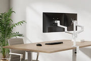 NeoMounts 17" - 27" Dual Monitor Arm Desk Mount | DS60-425WH2 Monitor Arm Desk Mount NeoMounts