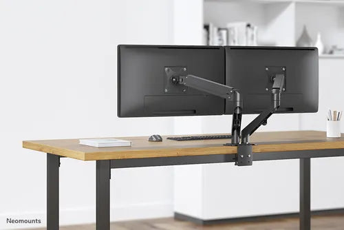 NeoMounts 17"-27" Screen Monitor Arm Desk Mount | DS70-700BL2 Monitor Arm Desk Mount NeoMounts