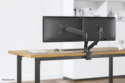 NeoMounts 17"-27" Screen Monitor Arm Desk Mount | DS70-700BL2 Monitor Arm Desk Mount NeoMounts