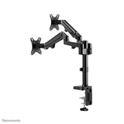 NeoMounts 17"-27" Dual Monitor Arm Desk Mount | DS70-750BL2 Monitor Arm Desk Mount NeoMounts