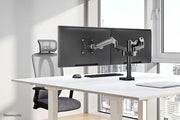 NeoMounts 17"-27" Dual Monitor Arm Desk Mount | DS70-750BL2 Monitor Arm Desk Mount NeoMounts