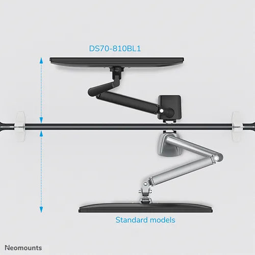 Neomounts 17" - 32" Single Monitor Arm Desk Mount | DS70-810BL1 Monitor Arm Desk Mount NeoMounts