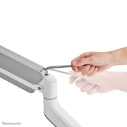 NeoMounts 17" - 49" Curved Ultra-Wide Screens Monitor Arm Desk Mount | DS70PLUS-450WH1 Monitor Arm Desk Mount NeoMounts