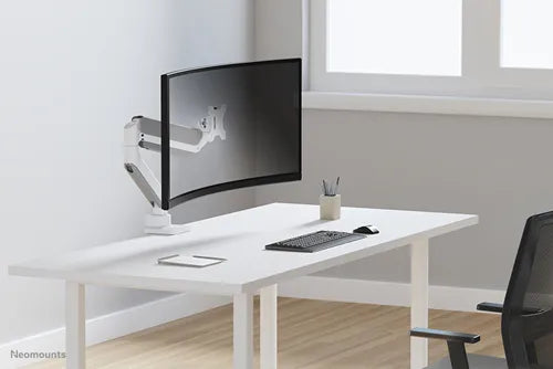 NeoMounts 17" - 49" Curved Ultra-Wide Screens Monitor Arm Desk Mount | DS70PLUS-450WH1 Monitor Arm Desk Mount NeoMounts