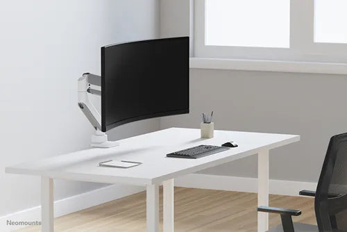 NeoMounts 17" - 49" Curved Ultra-Wide Screens Monitor Arm Desk Mount | DS70PLUS-450WH1 Monitor Arm Desk Mount NeoMounts