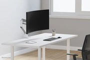 NeoMounts 17" - 49" Curved Ultra-Wide Screens Monitor Arm Desk Mount | DS70PLUS-450WH1 Monitor Arm Desk Mount NeoMounts