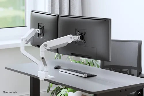 NeoMounts 17" - 35" Dual Monitor Arm Desk Mount | DS70S-950WH2 Monitor Arm Desk Mount NeoMounts
