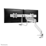 Neomounts 17"-32" Dual Monitor Arm Desk Mount | DS75-450WH2 Monitor Arm Desk Mount NeoMounts