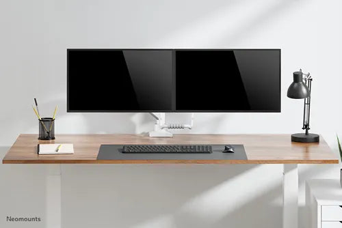 Neomounts 17"-32" Dual Monitor Arm Desk Mount | DS75-450WH2 Monitor Arm Desk Mount NeoMounts