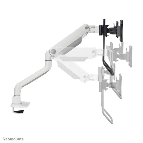 NeoMounts Full Motion Monitor Arm Desk Mount | DS75S-950WH2 Monitor Arm Desk Mount NeoMounts