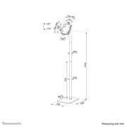NeoMounts 7,9" - 11" Tablet Floor Stand | FL15-625WH1 Tablet Mount NeoMounts