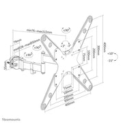 NeoMounts FL40-450BL14 TV Pole Mount Pole Mount NeoMounts