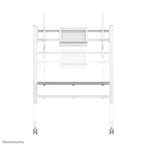 NeoMounts 55" - 86" Height Adjustable Display Trolley | FL50-525WH1 Mobile Trolley NeoMounts