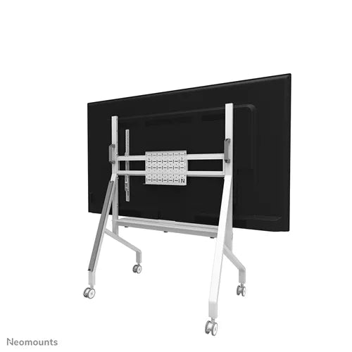 NeoMounts 55" - 86" Height Adjustable Display Trolley | FL50-525WH1 Mobile Trolley NeoMounts