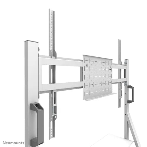 NeoMounts 55" - 86" Height Adjustable Display Trolley | FL50-525WH1 Mobile Trolley NeoMounts