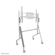 NeoMounts 55" - 86" Height Adjustable Display Trolley | FL50-525WH1 Mobile Trolley NeoMounts
