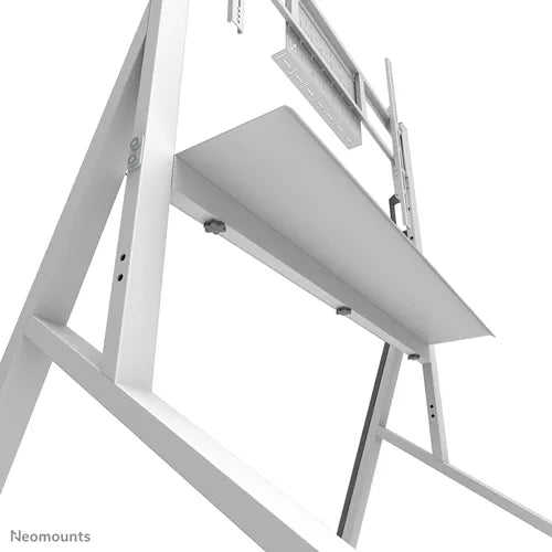 NeoMounts 55" - 86" Height Adjustable Display Trolley | FL50-525WH1 Mobile Trolley NeoMounts