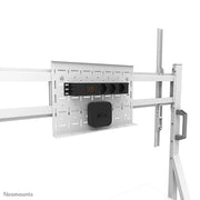 NeoMounts 55" - 86" Height Adjustable Display Trolley | FL50-525WH1 Mobile Trolley NeoMounts