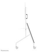 NeoMounts 55" - 86" Height Adjustable Display Trolley | FL50-525WH1 Mobile Trolley NeoMounts