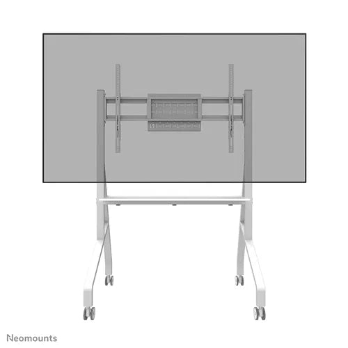 NeoMounts 55" - 86" Height Adjustable Display Trolley | FL50-525WH1 Mobile Trolley NeoMounts