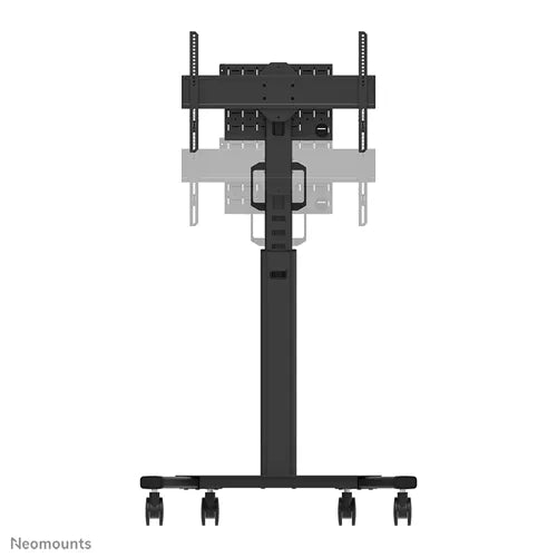NeoMounts 37" - 75" Height Adjustable Display Trolley | FL50S-825BL1 Mobile Trolley NeoMounts