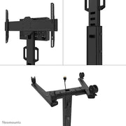 NeoMounts 37" - 75" Height Adjustable Display Trolley | FL50S-825BL1 Mobile Trolley NeoMounts