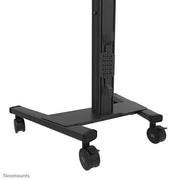 NeoMounts 37" - 75" Height Adjustable Display Trolley | FL50S-825BL1 Mobile Trolley NeoMounts