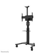 NeoMounts 37" - 75" Height Adjustable Display Trolley | FL50S-825BL1 Mobile Trolley NeoMounts