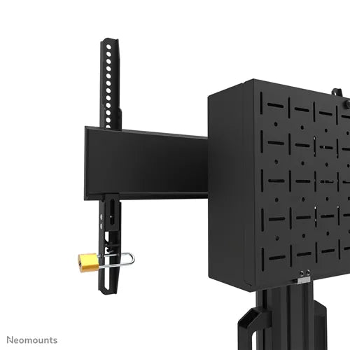 NeoMounts 37" - 75" Height Adjustable Display Trolley | FL50S-825BL1 Mobile Trolley NeoMounts
